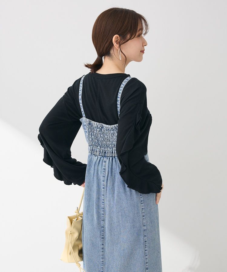 Green Parks「・ELENCARE DUE デニムW-ZIPジャンスカ」|ジャンパースカート|