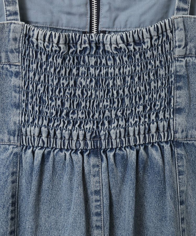 Green Parks「・ELENCARE DUE デニムW-ZIPジャンスカ」|ジャンパースカート|
