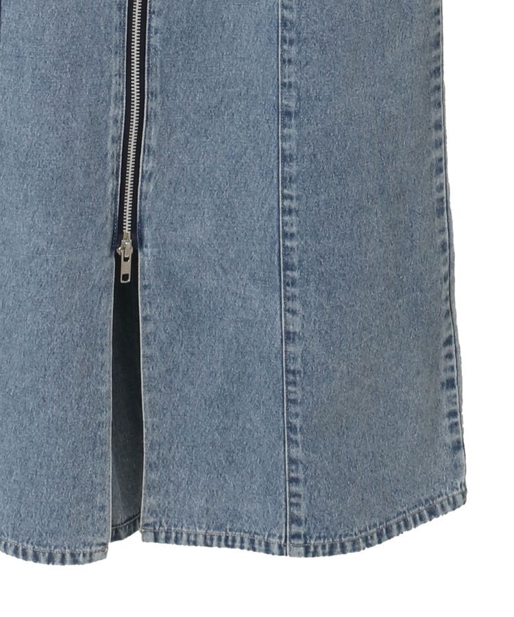 Green Parks「・ELENCARE DUE デニムW-ZIPジャンスカ」|ジャンパースカート|