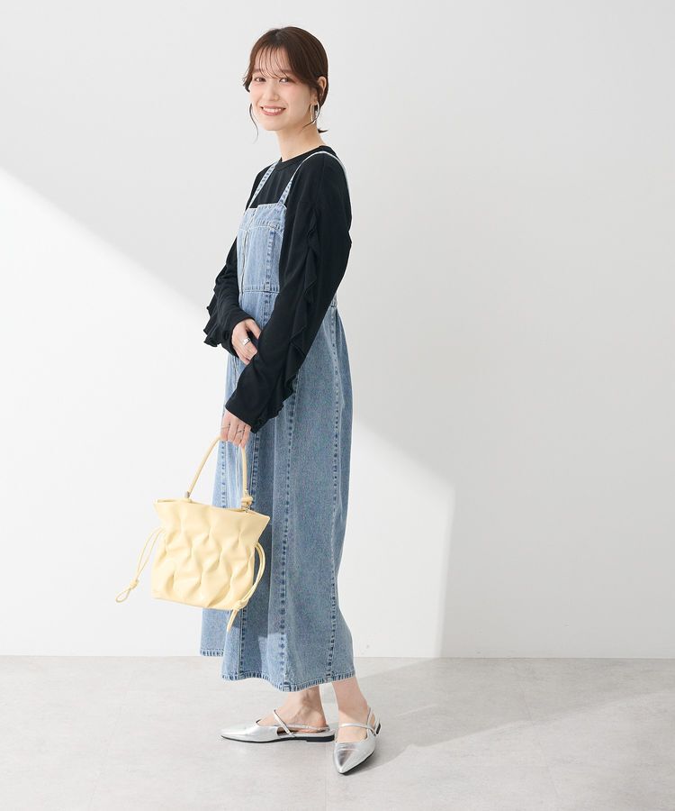 Green Parks「・ELENCARE DUE デニムW-ZIPジャンスカ」|ジャンパースカート|