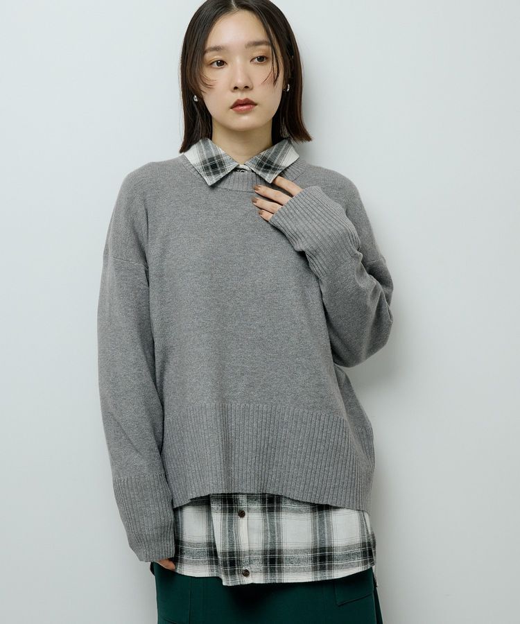 Green Parks「ふわもっちニットプルオーバー」|ニット・セーター|