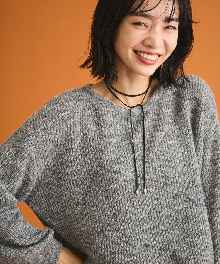 Green Parks「シアーゆったりニットプルオーバー」|ニット・セーター|