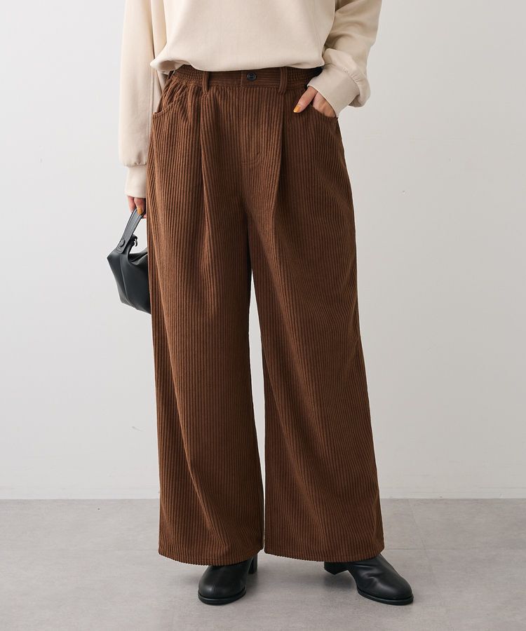 Green Parks「太畝コーデュロイカラーパンツ」|その他|Brown