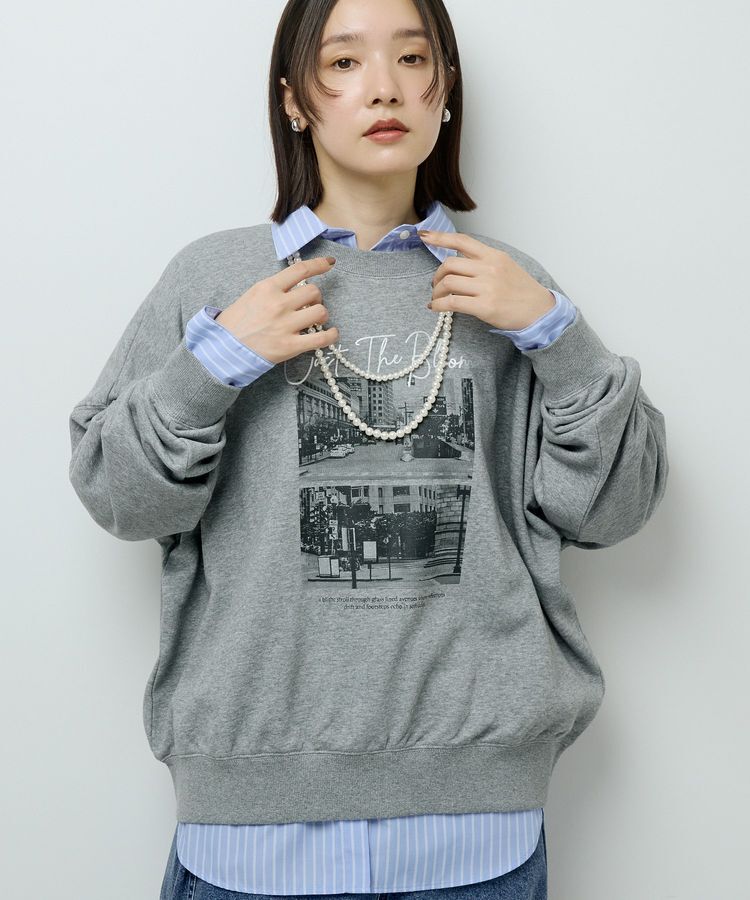 armonia「オーバーサイズロゴ裏毛プルオーバー」|スウェット・ジャージ|