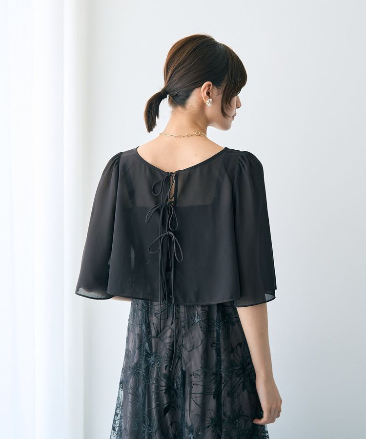 YECCA VECCA「【2点SET】フラワー柄スパンコール刺繍ドレス」|ワンピース|