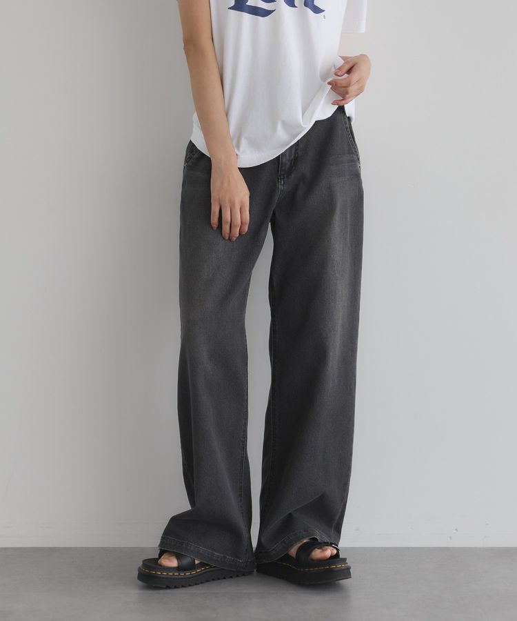 GARAGE OF GOOD CLOTHING「ワイドストレートデニム」|デニム|Dark Gray