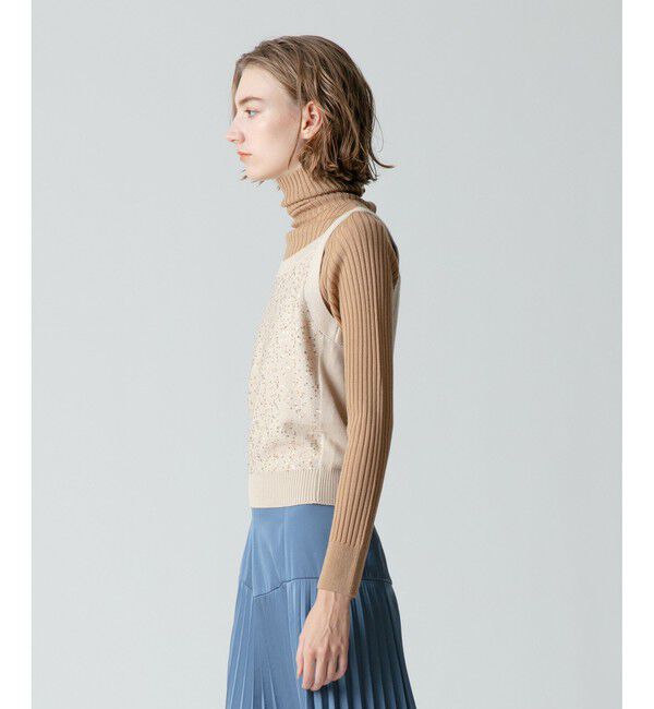 allureville「釦ディティール2WAY ネックリブプルオーバー」|その他|