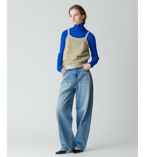 allureville「釦ディティール2WAY ネックリブプルオーバー」|その他|