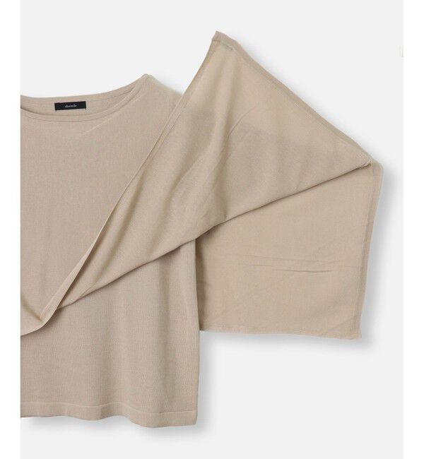 allureville「ケープスリーブ プルオーバー」|ニット・セーター|