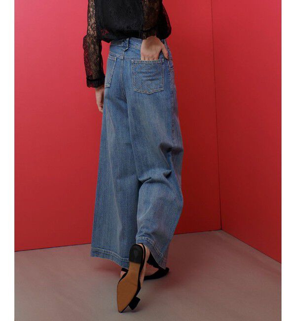 LOULOU WILLOUGHBY「【LOULOU WILLOUGHBY】◇デニムバギーパンツ」|デニム|