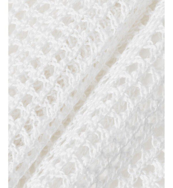 allureville「リネンコードメッシュプルオーバー」|ニット・セーター|