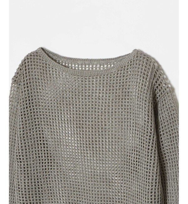 allureville「リネンコードメッシュプルオーバー」|ニット・セーター|