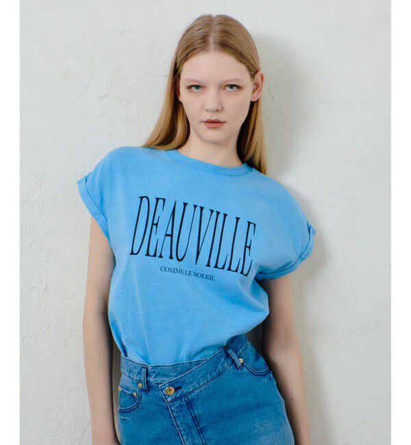 allureville「ピグメントダイターンバックスリーブ Tシャツ」|Tシャツ・カットソー|