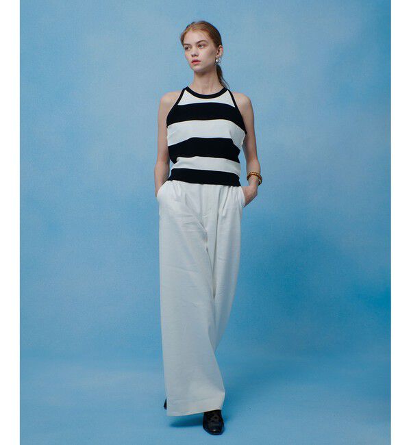 LOULOU WILLOUGHBY「【LOULOU WILLOUGHBY】NALYA リネンストレッチワイドパンツ」|その他|