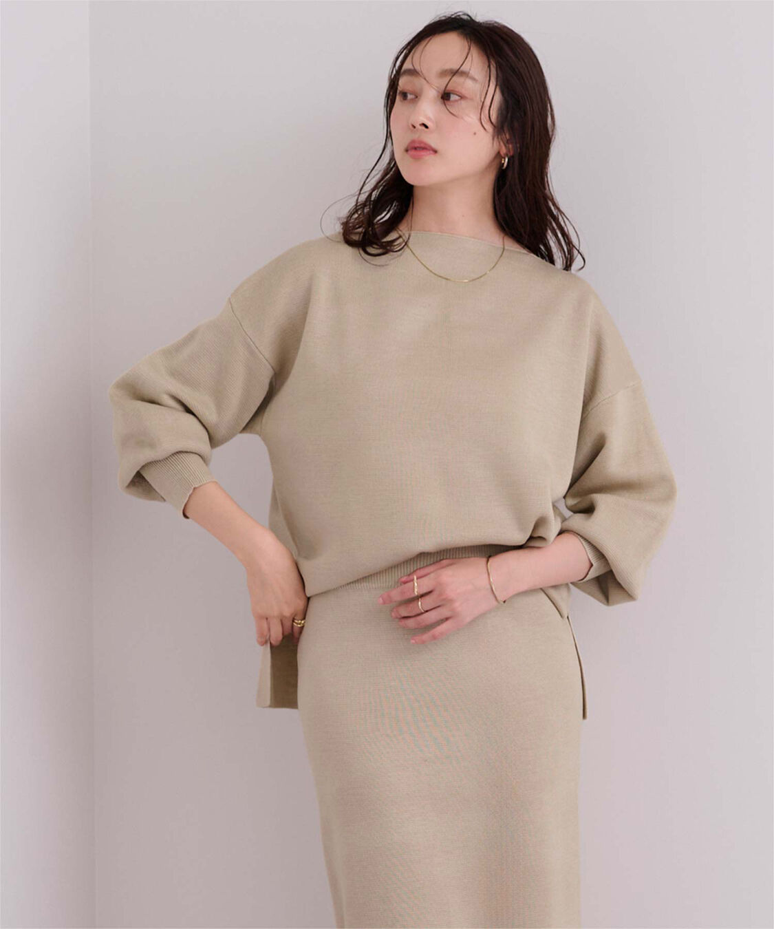 ur's「ミラノリブニットセットアップ」|ニット・セーター|