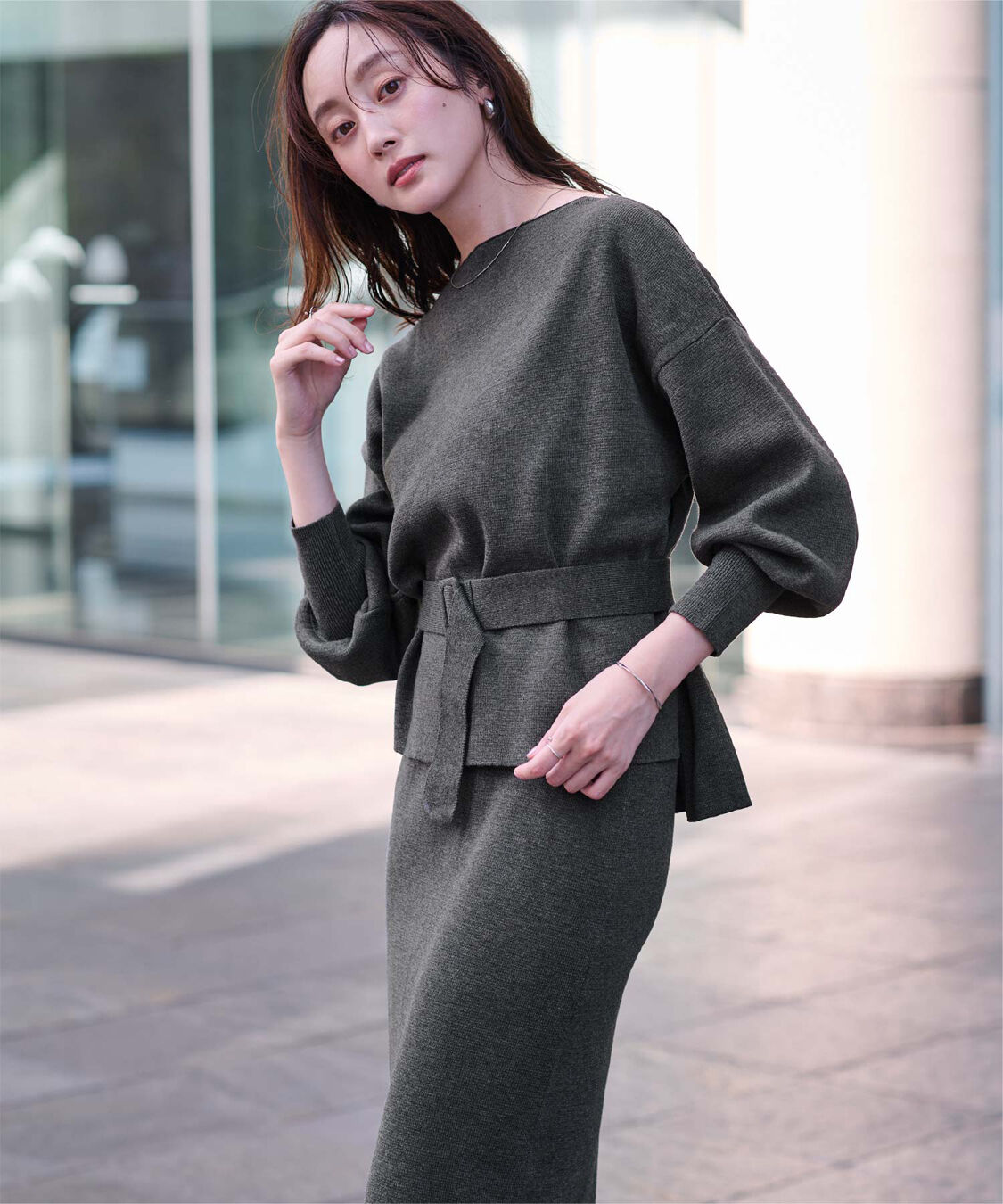 ur's「ミラノリブニットセットアップ」|ニット・セーター|