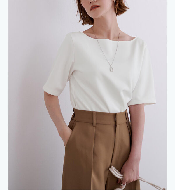 ur's「ボンディングハーフスリーブTシャツ」|Tシャツ・カットソー|