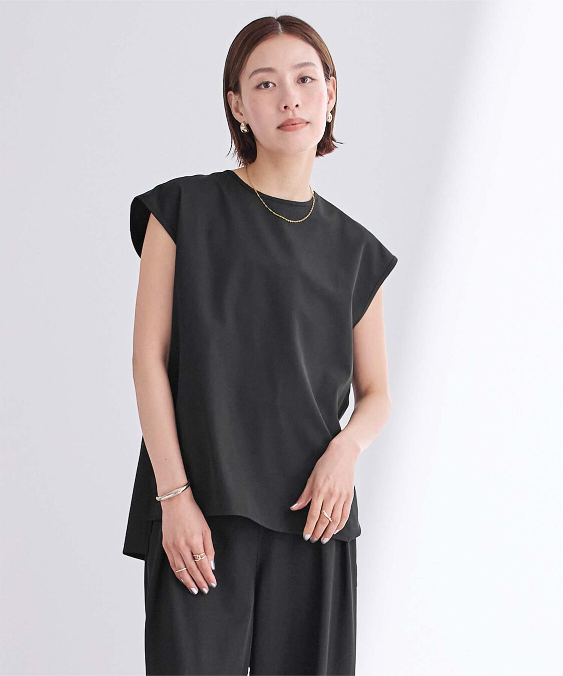 ur's「撥水フレンチスリーブトップス」|Tシャツ・カットソー|