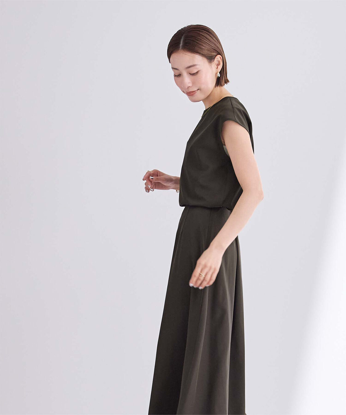 ur's「撥水フレンチスリーブトップス」|Tシャツ・カットソー|