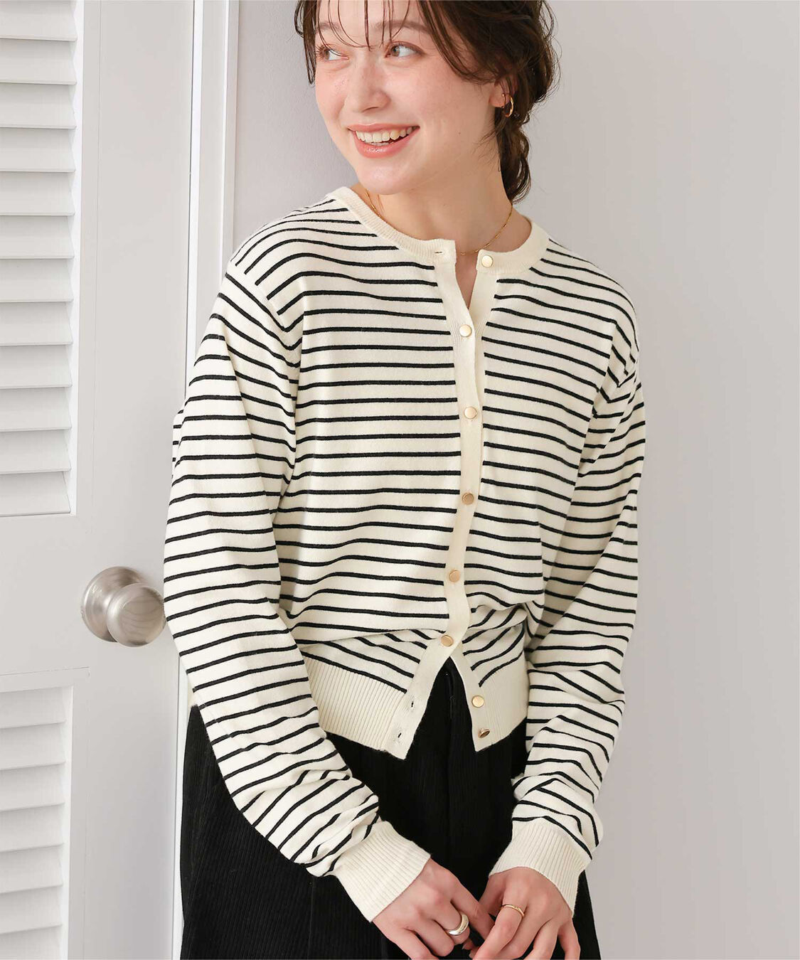 titivate「なめらか手触りカシミヤタッチニットカーディガン」|ニット・セーター|