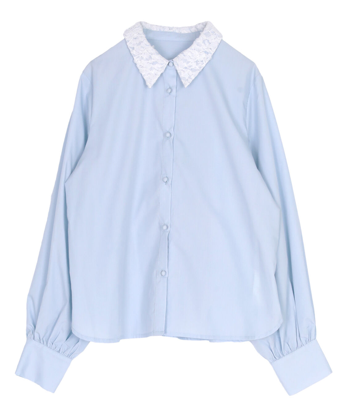 titivate「レース襟付デザインシャツ」|シャツ・ブラウス|