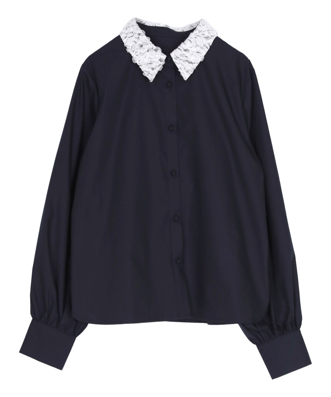 titivate「レース襟付デザインシャツ」|シャツ・ブラウス|
