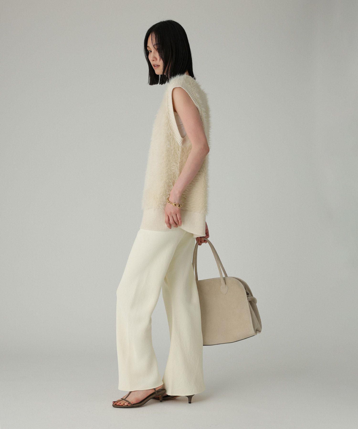 BABYLONE「アセテートバイヤスパンツ」|その他|