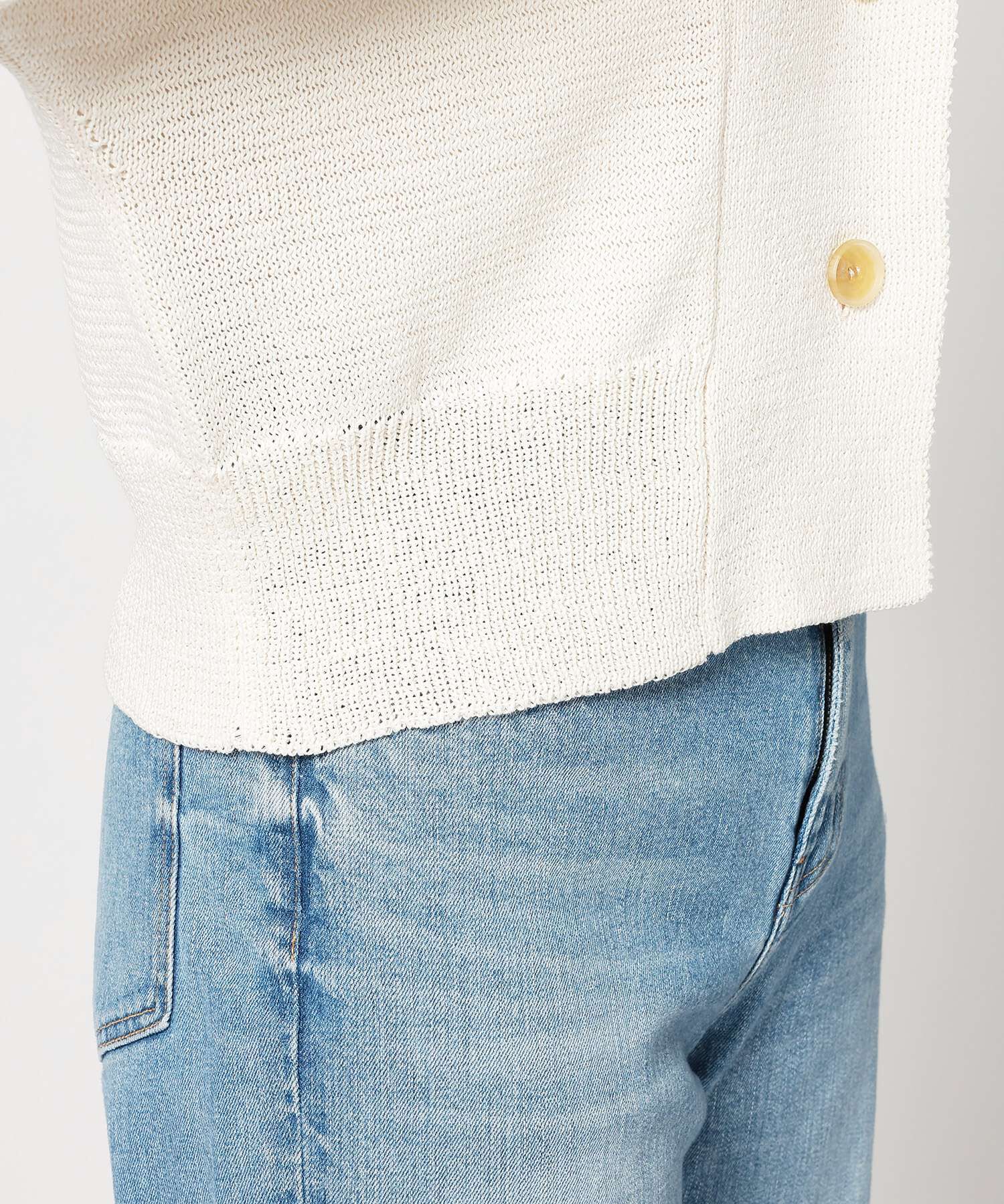 BABYLONE「ニュアンスニットジャケット」|ニット・セーター|