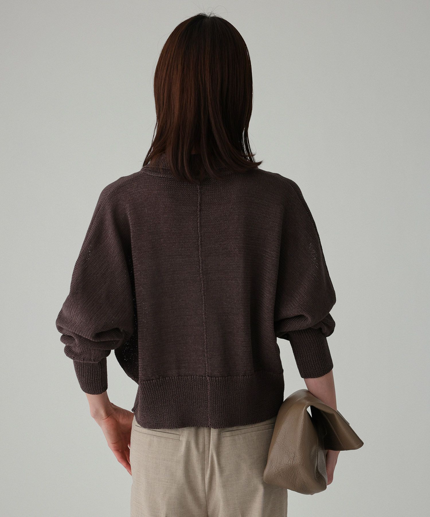 BABYLONE「ニュアンスニットジャケット」|ニット・セーター|