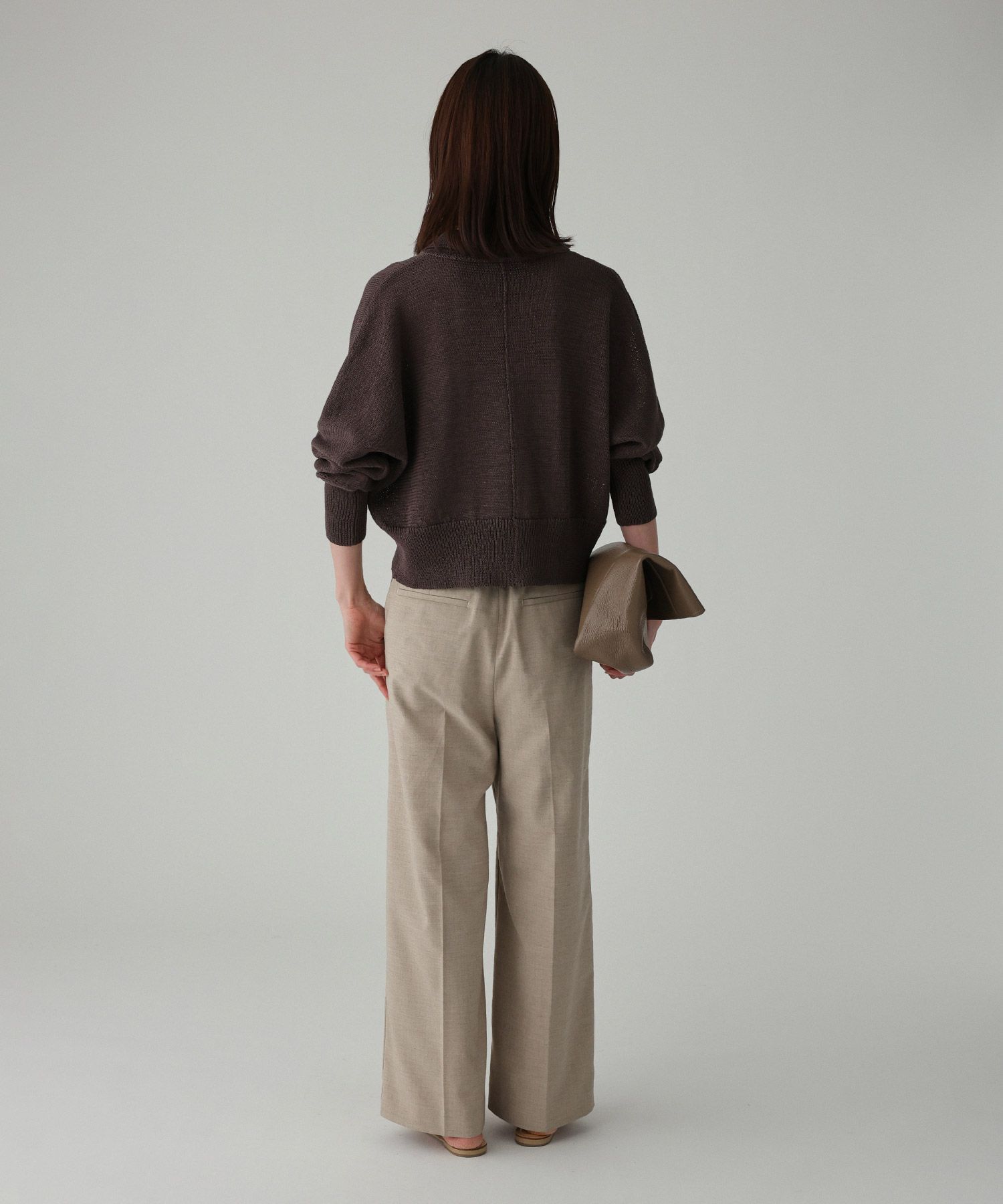 BABYLONE「ニュアンスニットジャケット」|ニット・セーター|