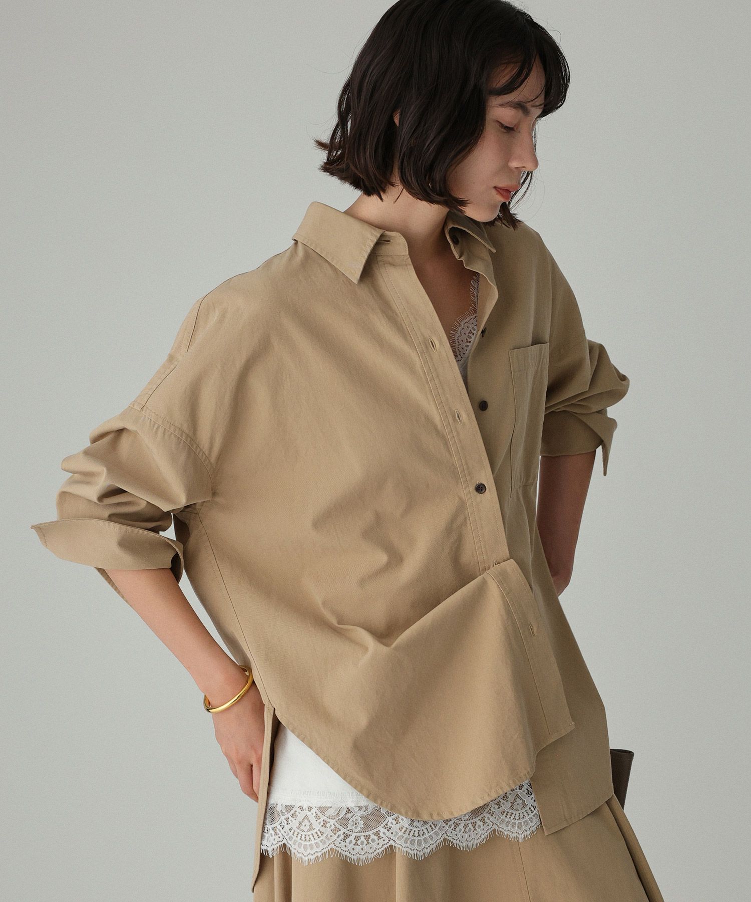 BABYLONE「WASHオーバーシャツ」|シャツ・ブラウス|ﾍﾞｰｼﾞｭ