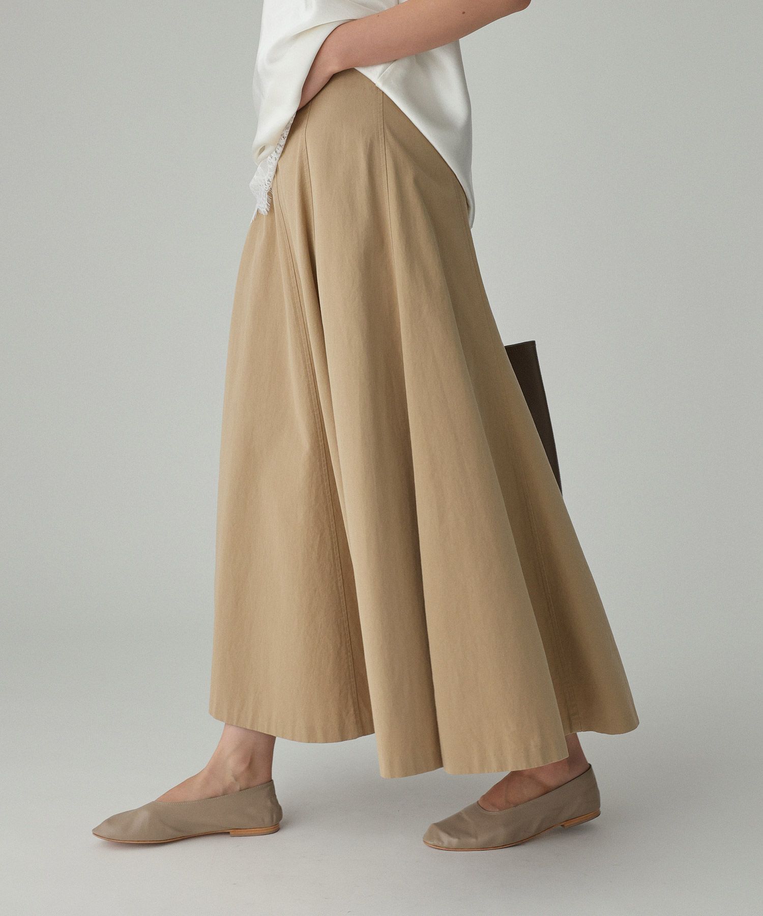 BABYLONE「WASHコットンフレアスカート」|スカート|