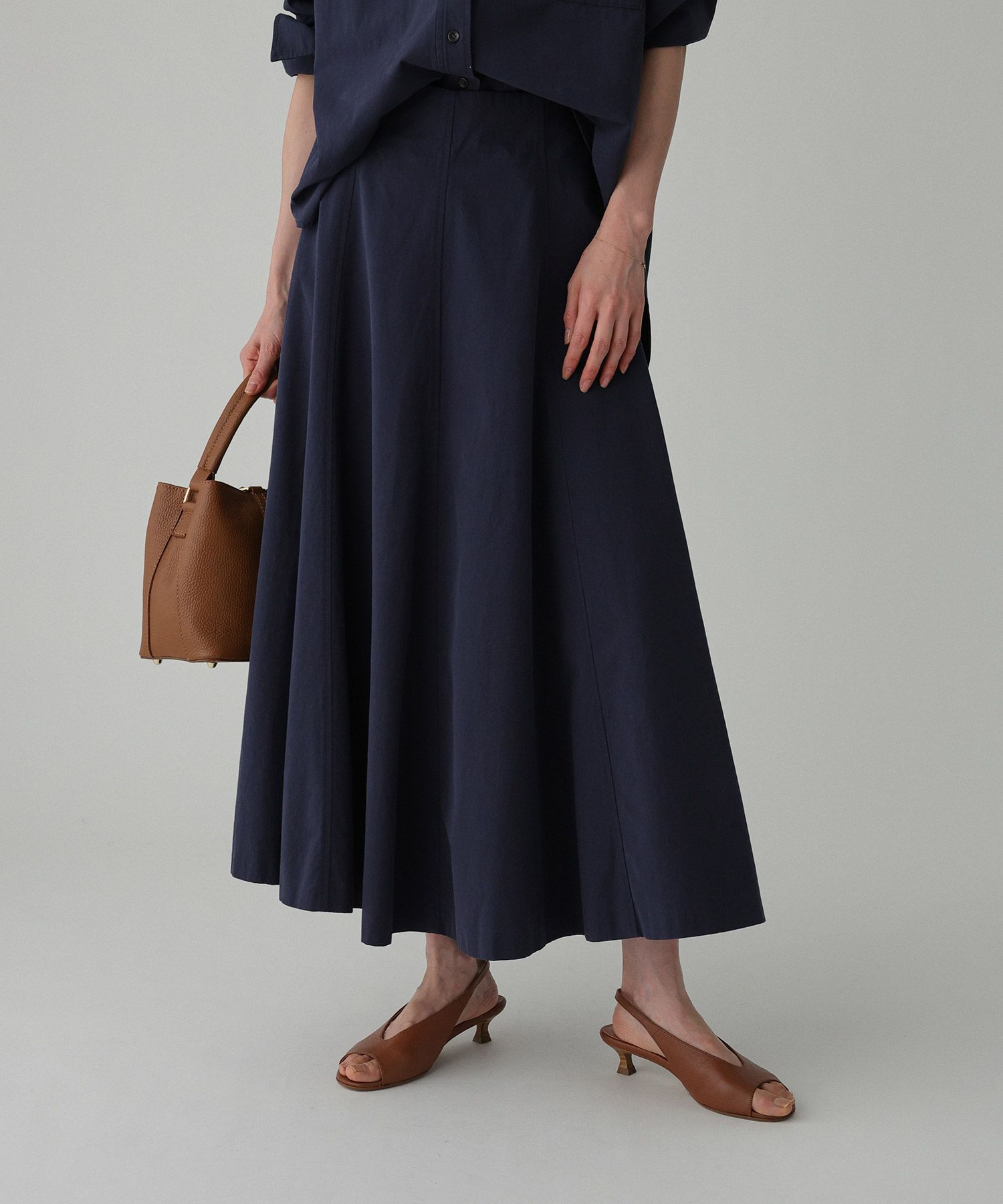 BABYLONE「WASHコットンフレアスカート」|スカート|ﾈｲﾋﾞｰ