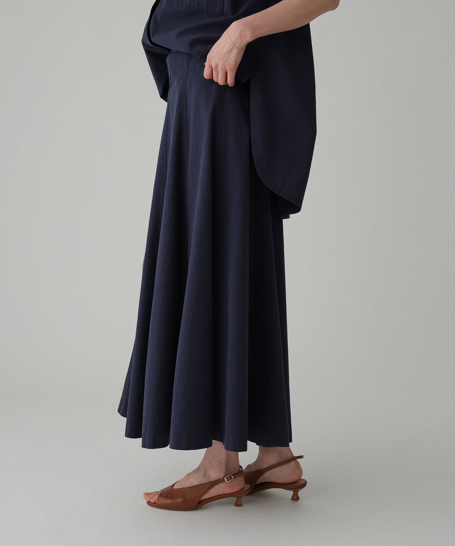 BABYLONE「WASHコットンフレアスカート」|スカート|