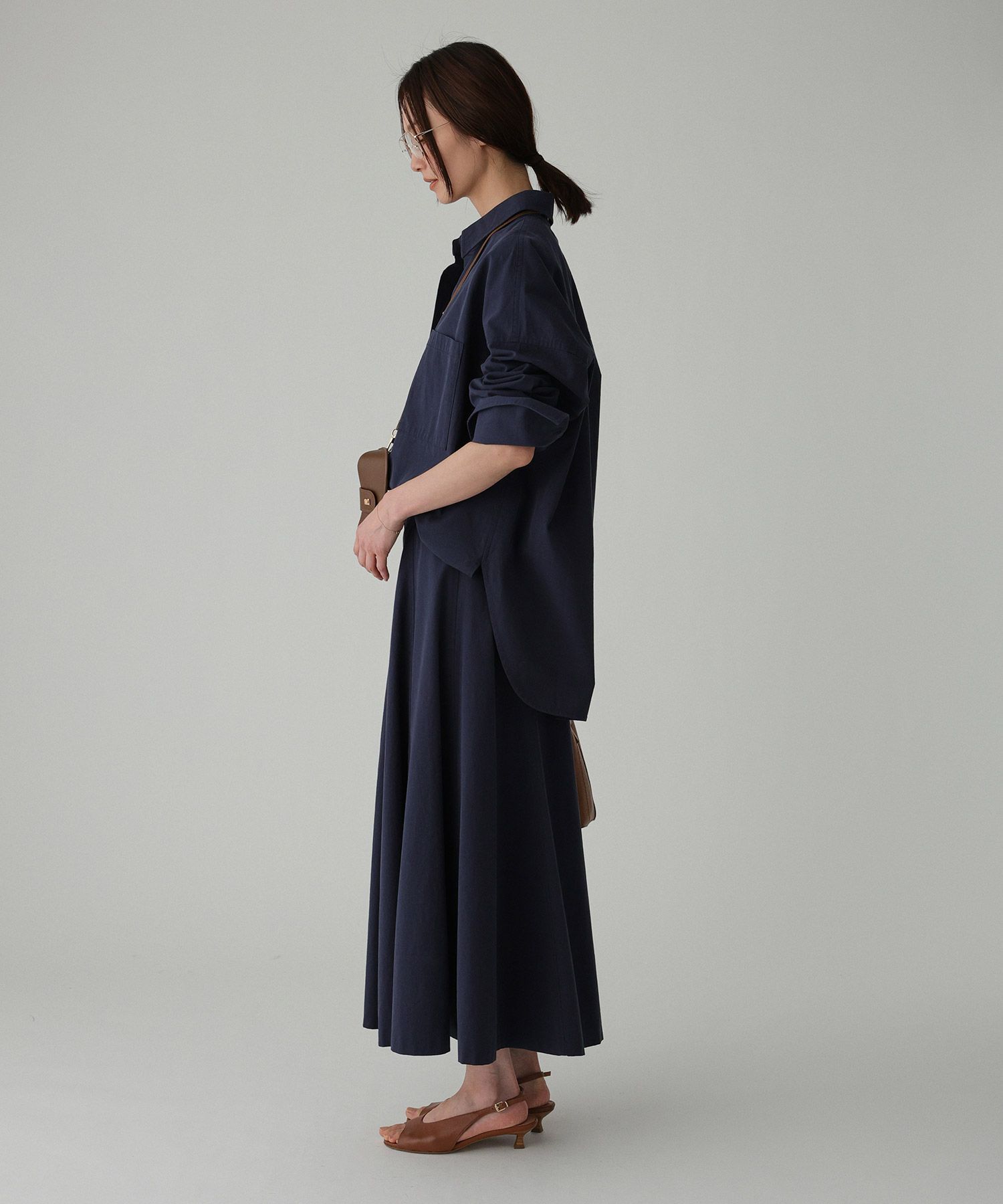 BABYLONE「WASHコットンフレアスカート」|スカート|