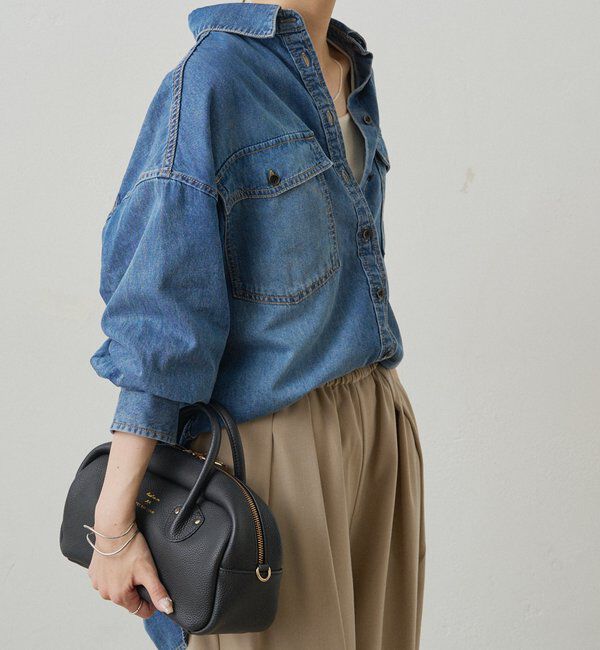  「ダブルポケットデニムシャツ」|シャツ・ブラウス|