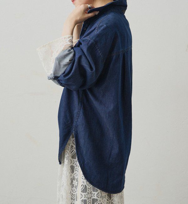  「ダブルポケットデニムシャツ」|シャツ・ブラウス|