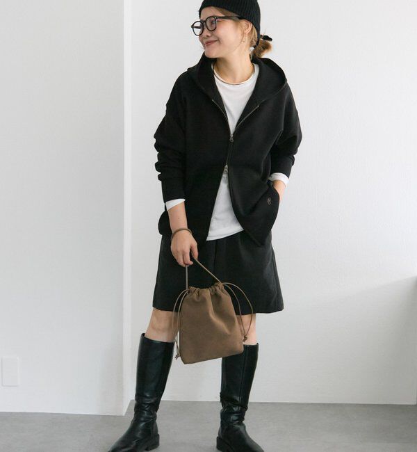  「【＠noricorico102企画】スウェード巾着バッグ」|ショルダー・メッセンジャー|