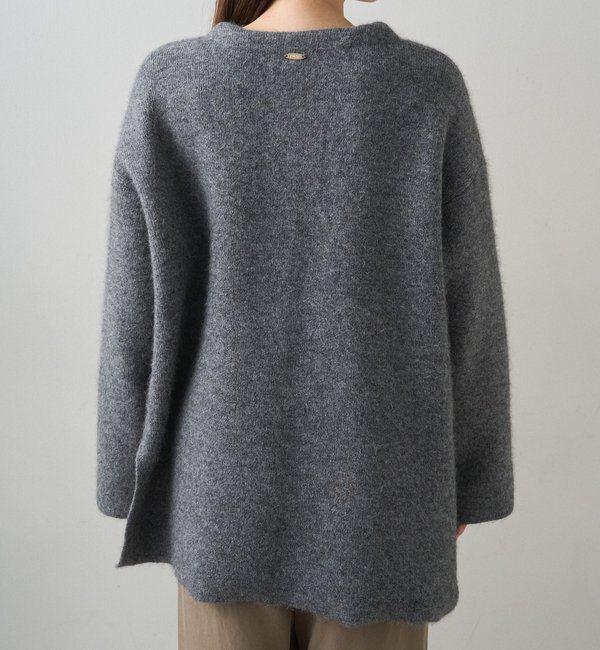  「Wフェイスニットノーカラーハーフコート」|その他|