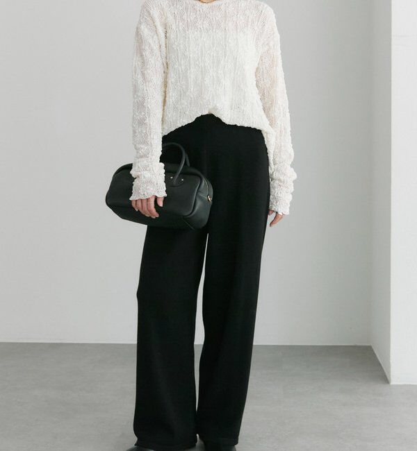  「フラワージャガードストレッチレースプルオーバー」|プルオーバー|