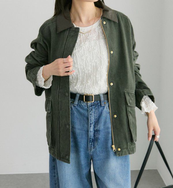  「フラワージャガードストレッチレースプルオーバー」|プルオーバー|