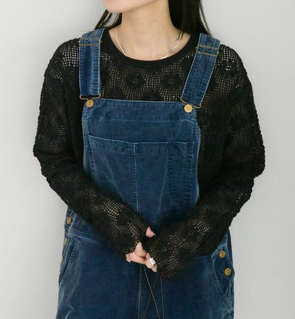  「フラワージャガードストレッチレースプルオーバー」|プルオーバー|