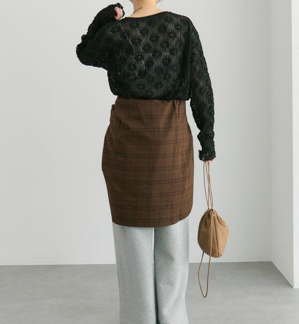  「フラワージャガードストレッチレースプルオーバー」|プルオーバー|