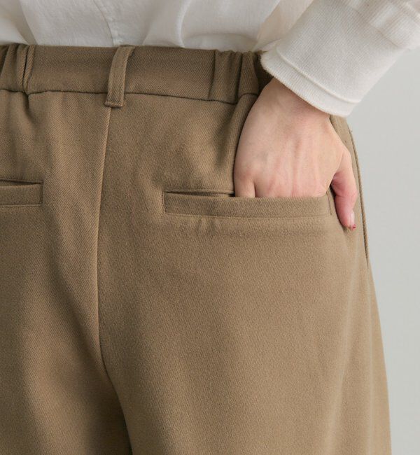  「ストレッチ起毛タックスラックスパンツ」|その他|