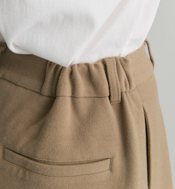  「ストレッチ起毛タックスラックスパンツ」|その他|