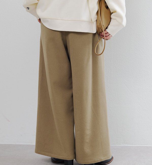  「ストレッチ起毛タックスラックスパンツ」|その他|