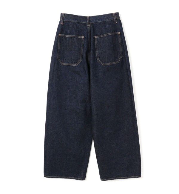 mizuiro ind「mizuiro ind ハイウエストワイドデニム」|デニム|