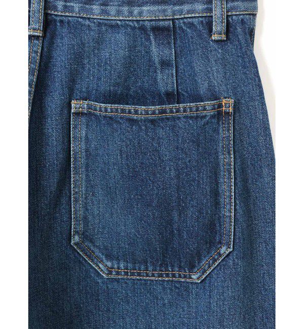 mizuiro ind「mizuiro ind ハイウエストワイドダメージデニム」|その他|