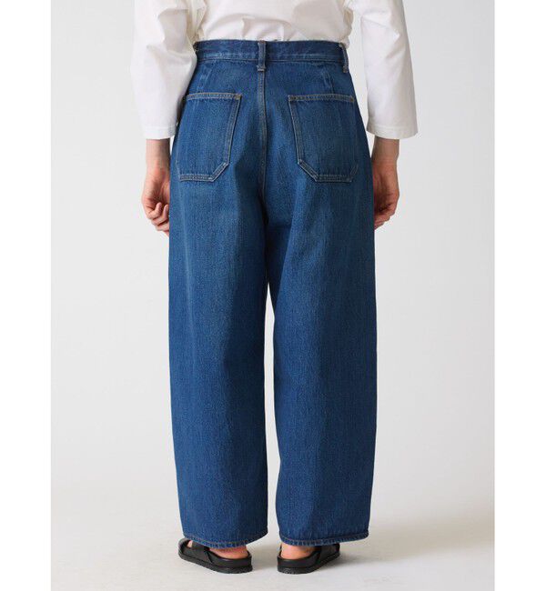 mizuiro ind「mizuiro ind ハイウエストワイドダメージデニム」|その他|