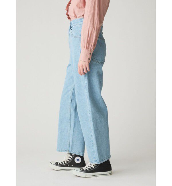 MidiUmi「MidiUmi ハイウエストワイドストレートデニム」|その他|